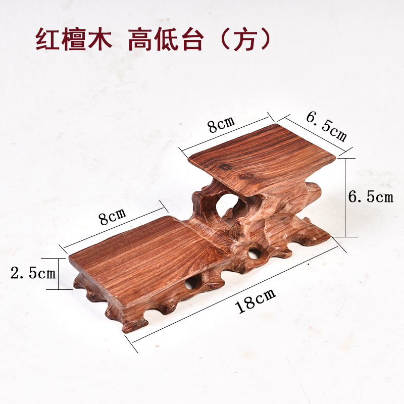 Teapot base solid wood height flower pot in the decorative furnishing articles it base base, heightening stone base