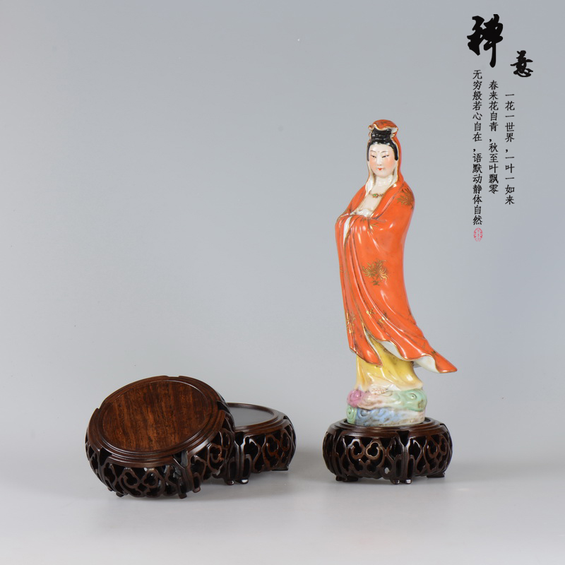 Ebony chase clouds, what the empty round vase of Buddha base solid wood, seal stone penjing base