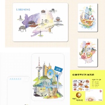 Liaoning Postcard Dalian Shenyang Architectural Geo Eat World City Roaming Travel Memorial Creative Greeting Cards