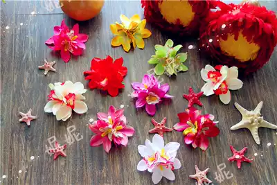 Beach Head Flower Headwear Hair Hair Accessories Edge Clip Hair Accessories Hawaiian Hula Performance Clothing Accessories
