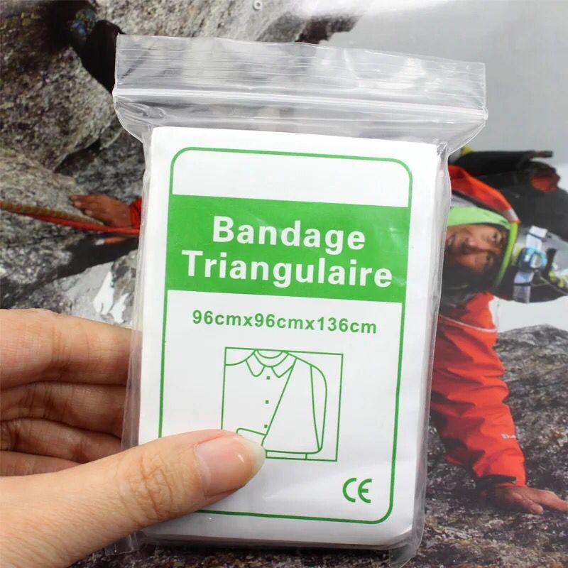 Teaching Training Unwoven Cloth Triangle Towel Dressings Fixed Gauze Triangle Bandage First Aid Kit First Aid Kit