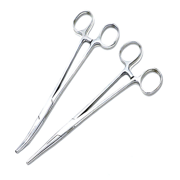 Medical Needle Holder Pliers Hemostatic Forceps Elbow Straight Head Surgical Forceps Vascular Forceps Pet Plucking