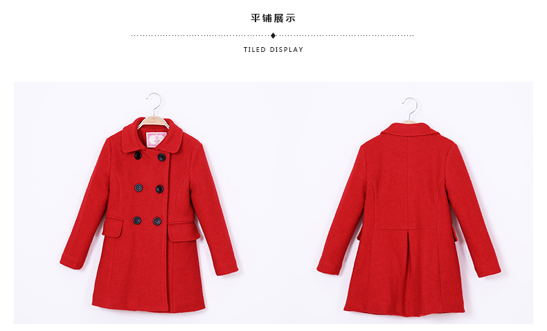 Manteau pour fille en laine - Ref 2162325 Image 25