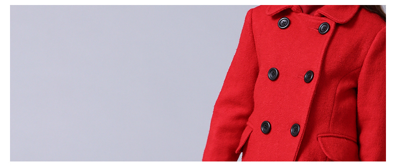 Manteau pour fille en laine - Ref 2162325 Image 16