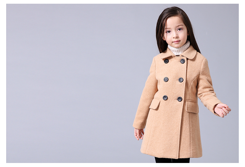 Manteau pour fille en laine - Ref 2162325 Image 20