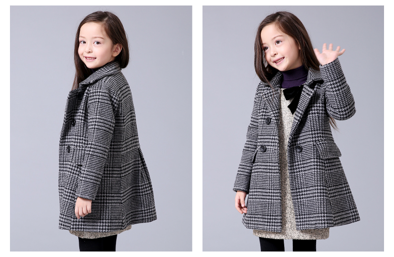 Manteau pour fille en mélange - Ref 2161564 Image 17