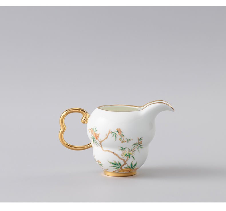 The porcelain Mrs Yongfeng source porcelain pomegranate home 17 coffee cup ceramic cup suit afternoon tea set
