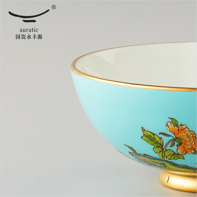 The porcelain porcelain tableware west lake blue bulk Mrs Yongfeng source 10000500 mm bowl