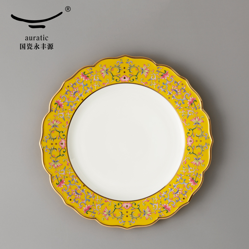 The new court porcelain Mr Yongfeng source porcelain porcelain dated 210/225/235/270/325 mm soup dish fish dish plates