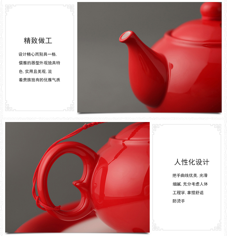 The porcelain yongfeng source under The glaze of carve patterns or designs on woodwork every ceramic kung fu tea set a complete set of tea cups tea tray household gifts