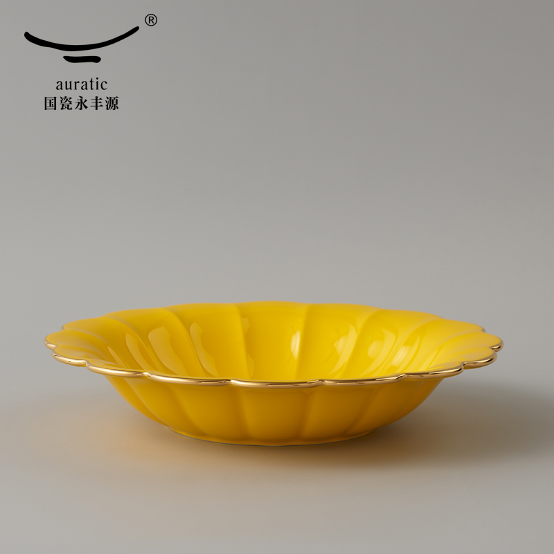 The new court porcelain Mr Yongfeng source porcelain porcelain dated 210/225/235/270/325 mm soup dish fish dish plates