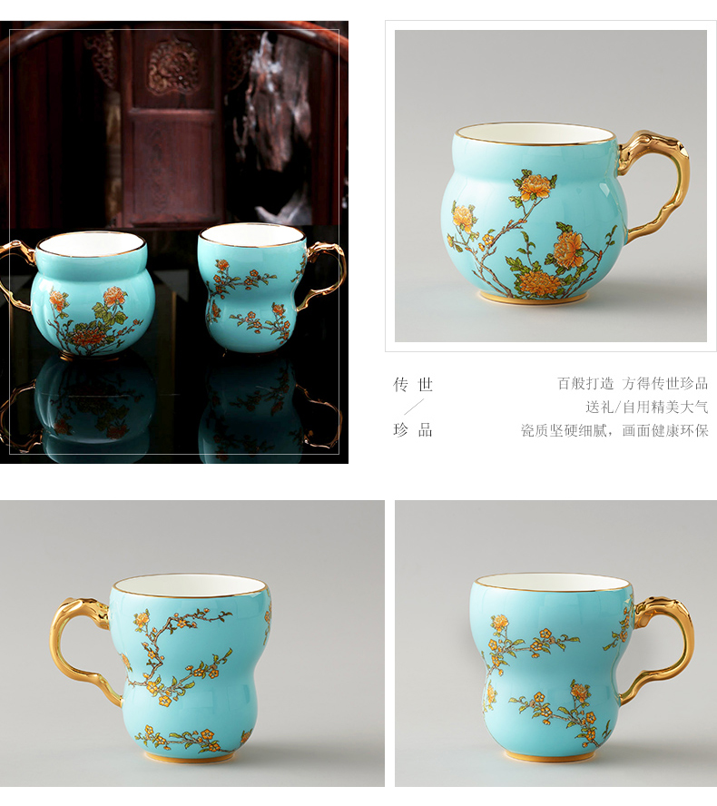 The porcelain Mrs Yongfeng source porcelain mugs of huai cup cup picking creative ceramic cups porcelain cup