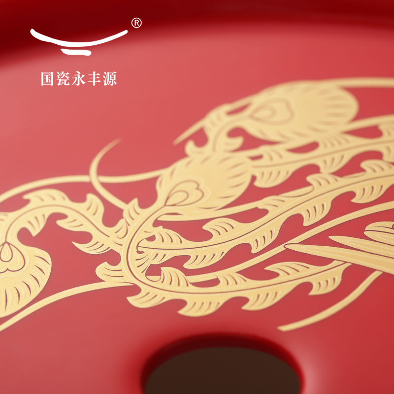 The porcelain yongfeng source every in extremely good fortune cup teapot tea tray was pu 'er tea set of a complete set of ceramic antique