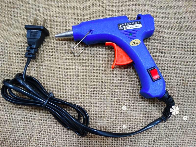 Hot melt adhesive gun combined 20W glue gun with switch diy home hot melt adhesive gun hot melt adhesive 7mm transparent-Taobao