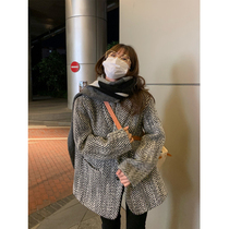 2022 spring foreign air resistant to look G quality wool braided profile suit herringbone textured coarse sprug