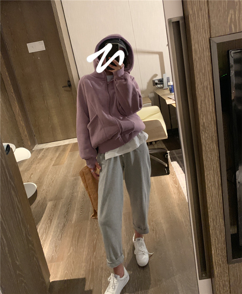 20 autumn and winter ~ self-retention recommended soft cotton knitted elastic waist trousers