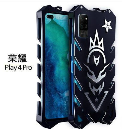 Applicable Huawei Honor play4pro mobile phone protection shell metal rims full package lens anti-fall glory play4T personality creative heat dissipation glory play43 protective shell