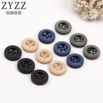 Resin Exquisite Shirt Buttons Royal Blue Shirt Cardigan T-shirt Buckles Suit Bottom Shirt Shirt Buckles