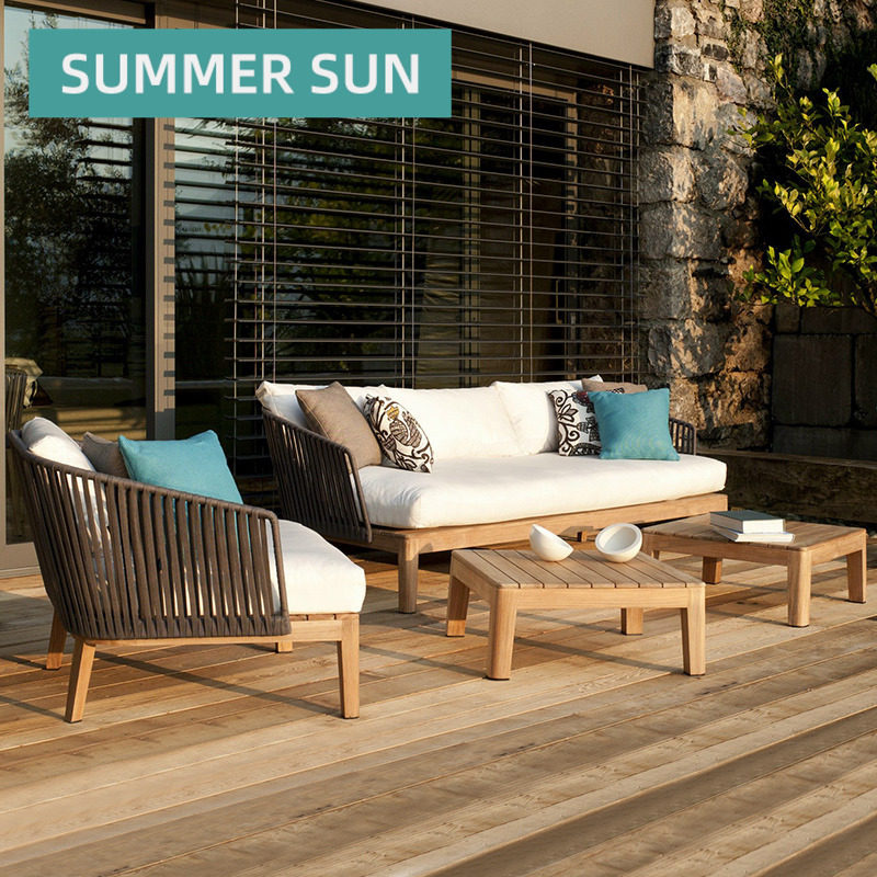 Creative Outdoor Leisure Vine Choreography Sofa Combination Outdoor Patio Sofa Greenhouse Balcony Vines Chair Furniture