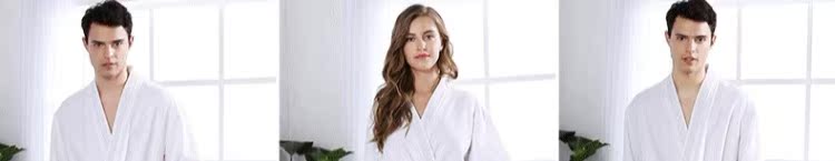 Safitil vài chiếc áo choàng tắm bằng vải bông áo choàng nam và nữ mùa hè mỏng phần bánh quế thấm ướt áo choàng tắm áo choàng ngủ nam