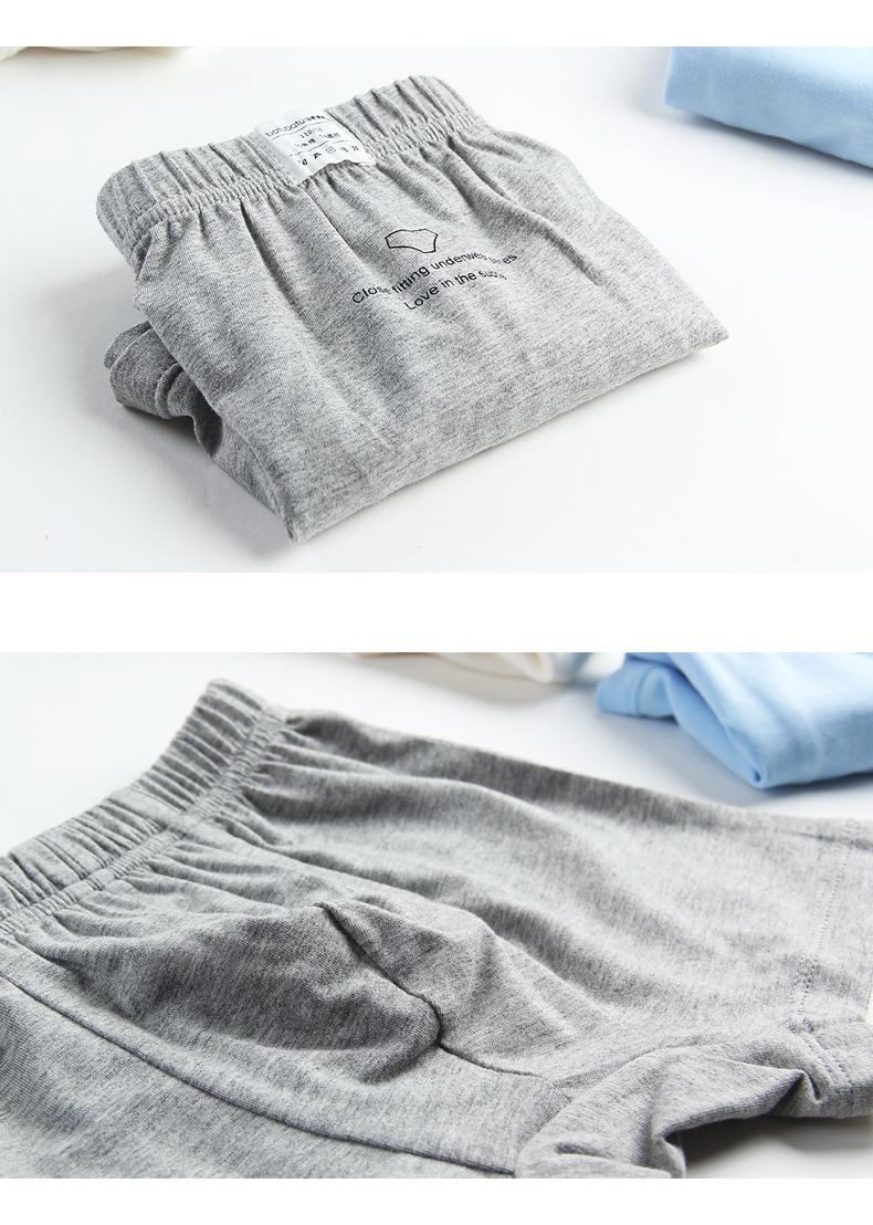 Batu Batu Trai Boxer Shorts Cotton Sinh Viên Đồ Lót Trẻ Em Lớn của Đồ Lót Trai Góc Quần Lót đồ bơi bé gái