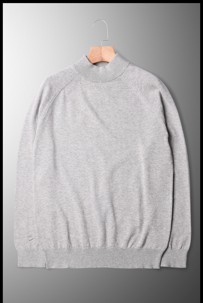 Áo len cổ cao cho nam áo len 2018 áo len mới cho nam len cashmere phiên bản Hàn Quốc mùa thu đông A - Áo len Cashmere áo đôi nam nữ
