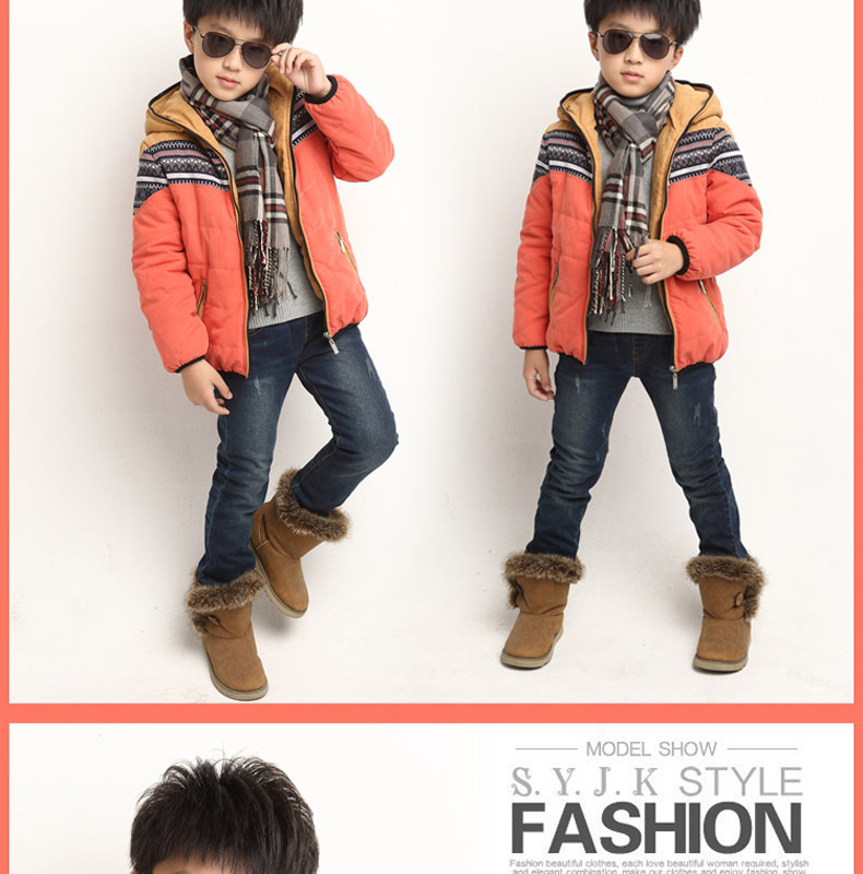Manteau pour garcon en flanelle - Ref 2164464 Image 20