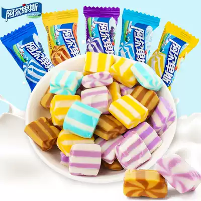 Alpine fruit gummy 500g soft milk sugar knot wedding wedding jointful candy fruit bulk snacks wholesale