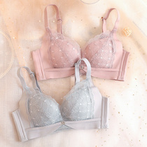 Underwear Womens Small breasts gather Wen bra without steel ring adjustment type collars anti-sagging upper support girl lace flat chest
