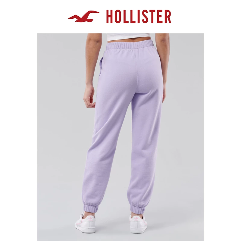 Hollister Autumn plus high waist daddy model jogging casual pants female 309268-1