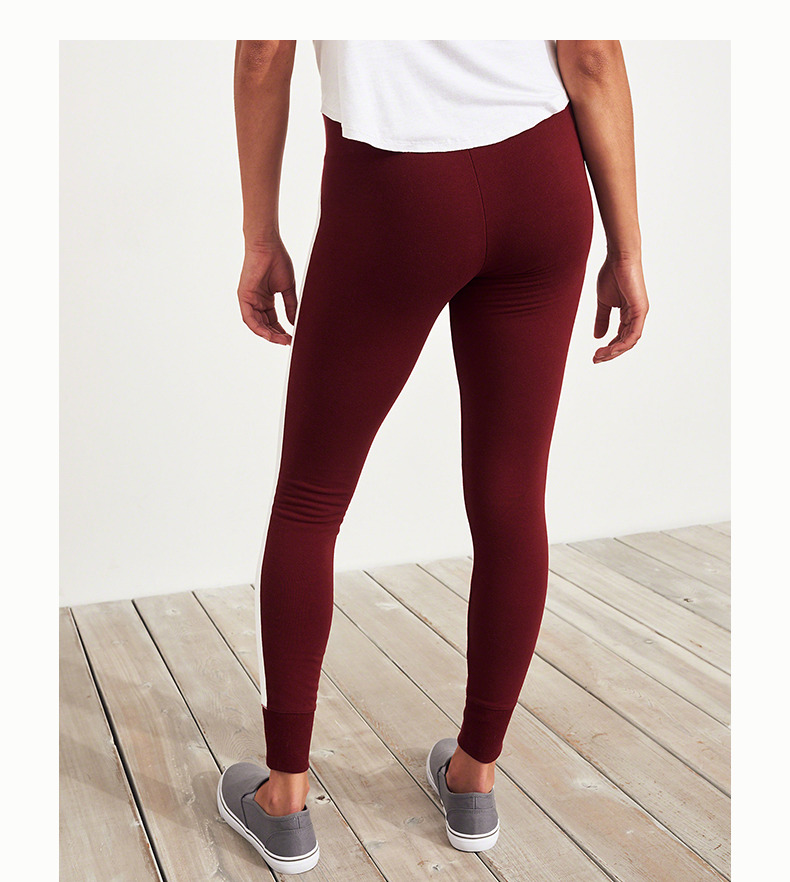 Hollister 2018 mùa thu mới quần legging lông cừu cao đến eo 214927-1 quần áo nữ mùa hè giá rẻ