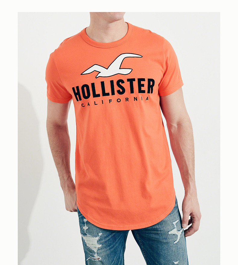 HollisterLogo mẫu áo thun ngắn tay nam 206899 áo thun nam gucci