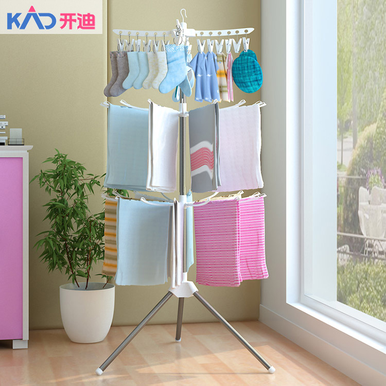 Multifunctional drying rack towel drying rack baby diaper frame stainless steel multilayer clothes rack clothes rack