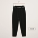 Quần len nữ mùa thu đông 2018 mới Hàn Quốc phiên bản cao eo hoa pants quần ống chín điểm củ cải haren cộng với quần nhung quần nhung nữ thu đông