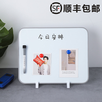 Soft Side Whiteboard Writing Board Support Type Magnetic Home Children Commercial Hanging Double Sided Writing Board Erasable small blackboard White class White class Desktop office Mini Cheat Reminder Board board Remain board