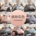 Beiji Rồng gia đình mùa đông bốn san hô cashmere flannel lông cừu ba mảnh nữ luật nhung dày Levin áp dụng tờ - Bộ đồ giường bốn mảnh