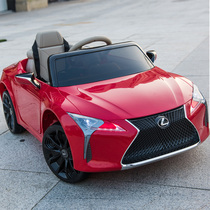 Lexus childrens electric car four-wheel stroller can sit on human four-drive baby toy car with remote control early education