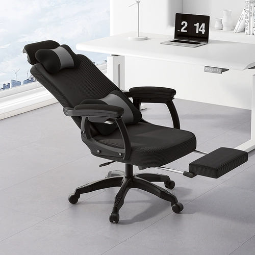 Офисное кресло комфортно сидеть надолго и вздремнуть двойное назначение, лежа на поворотном кресле офиса босса, эргономичное сиденье