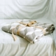 Nordic hình học vững chắc mặc giản dị bông đan chăn mền chăn len ins chăn mền vài sofa điều hòa không khí - Ném / Chăn chăn yuki