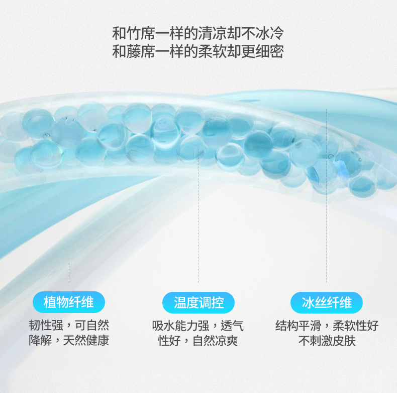 零柏 床单式冰丝席 凉席三件套 5.5万4.9分好评 图11