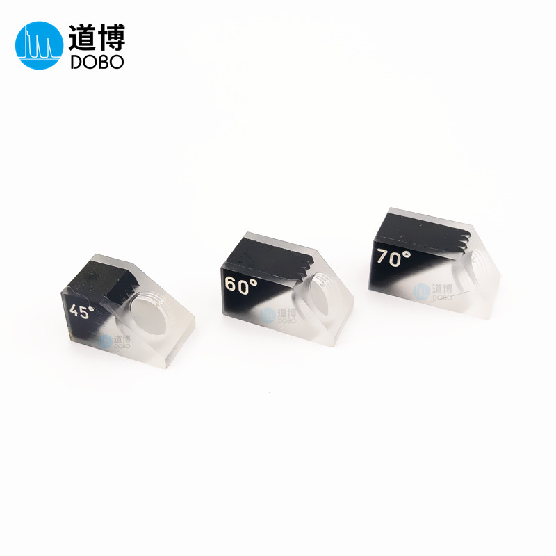 美标可拆式斜探头楔块45&deg; 60&deg; 70&deg;超声波探伤仪延时延迟块