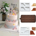 Long Square Waff Sữa Chocolate Cake Silicone Khuôn Fondant Chocolate Drip Cake Trang trí Khuôn - Tự làm khuôn nướng khay làm kem Tự làm khuôn nướng