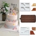 Long Square Waff Sữa Chocolate Cake Silicone Khuôn Fondant Chocolate Drip Cake Trang trí Khuôn - Tự làm khuôn nướng