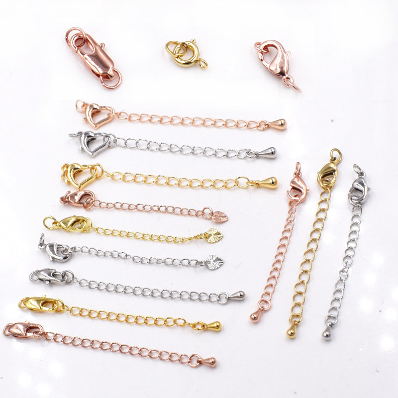 Lobster buckle Lock buckle Pearl necklace Belt head Hand chain joint Buckle Jewelry accessories Extension chain Chain buckle Flat buckle