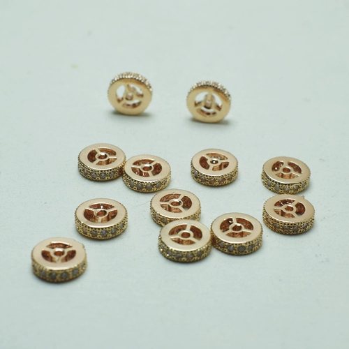 Металлический аксессуар, блестящие бусины, ожерелье из кварца, аксессуары, DIY