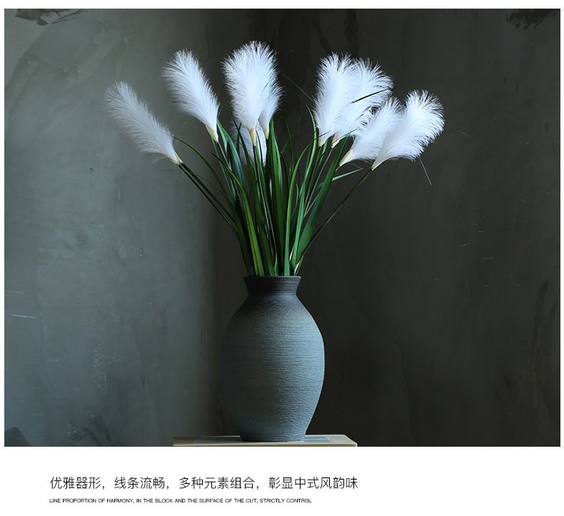 New Chinese style ceramic vase furnishing articles big POTS to the sitting room porch zen hotel floral dried flowers flower arrangement soft decoration