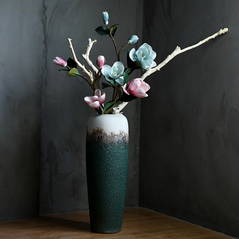 Jingdezhen ceramic flower, dried flower arranging flowers is contracted and I sitting room porch window hydroponic container European vase