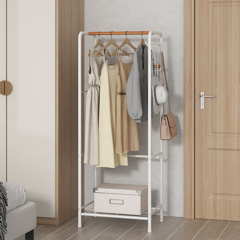 Floor-to-ceiling coat hanger floor-to-ceiling bedroom super-strong load-bearing narrow small home room durable creative corner coat rack