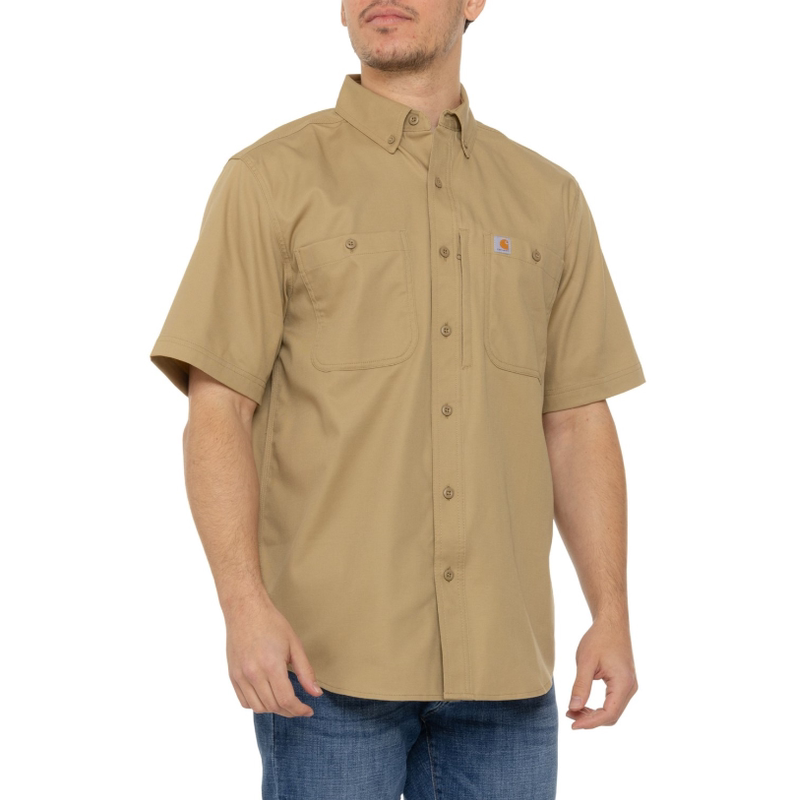Carhartt Main Line 102537 Short Sleeve Work Shirt (Durable Professional Style Loose Fit)