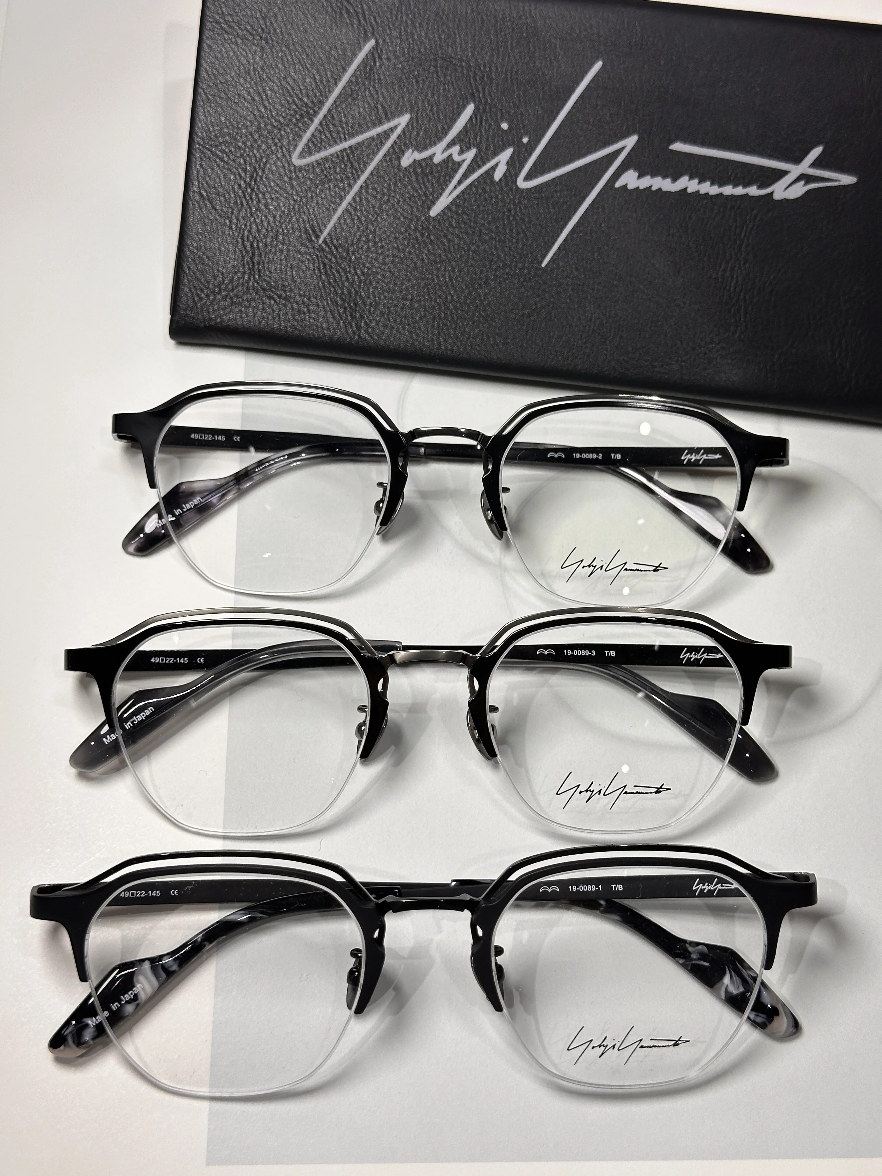 Очки Yohji Yamamoto 19-0089 Класс дизайна Японские очки в рамке вся полная рамка Очки для близорукости